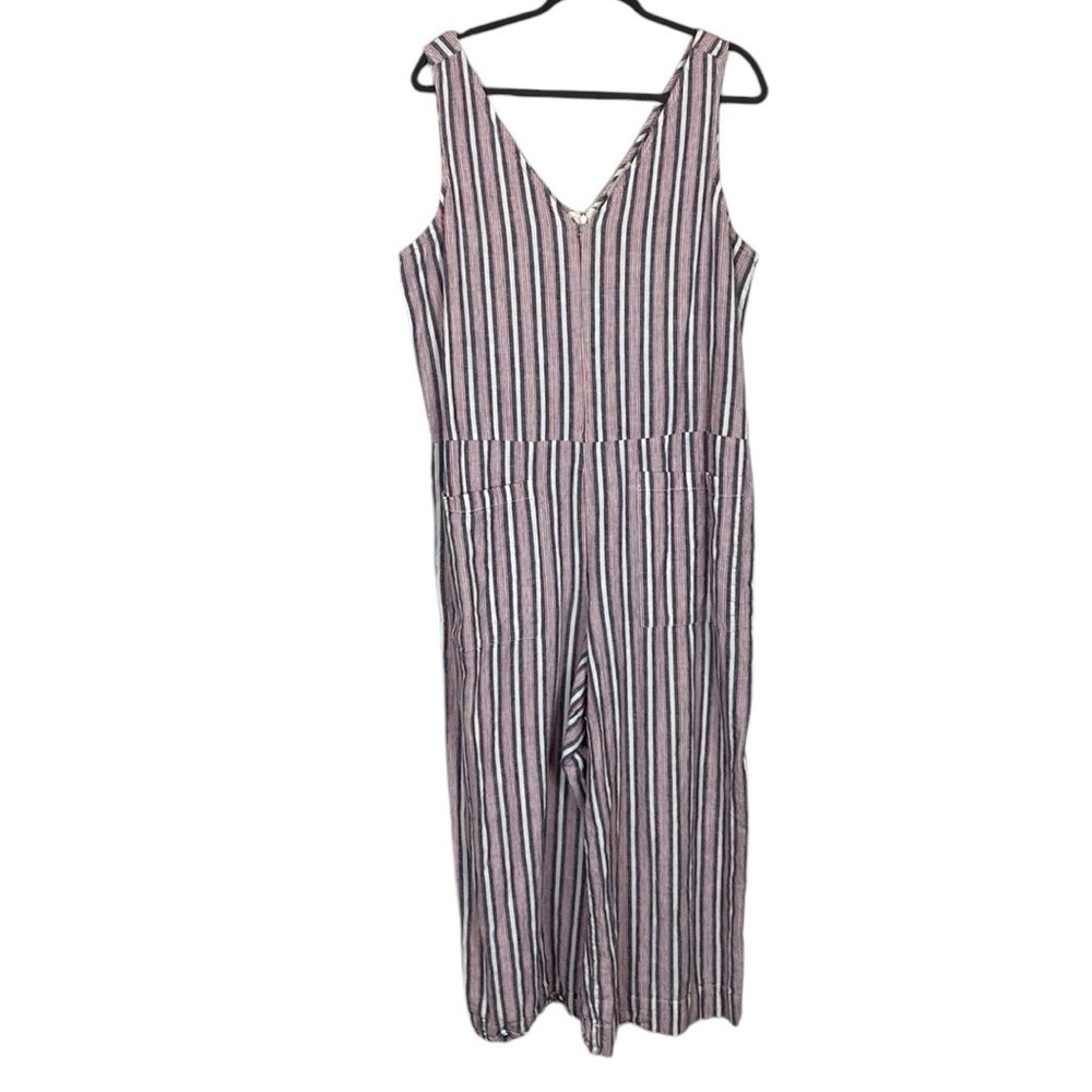 Beachlunchlounge striped jumpsuit